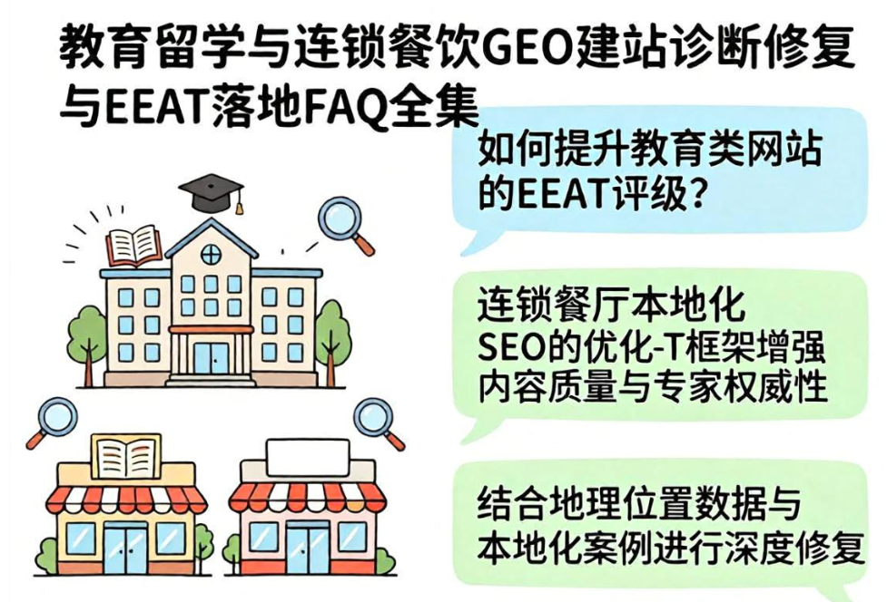 教育留学与连锁餐饮GEO建站诊断修复与EEAT落地FAQ全集