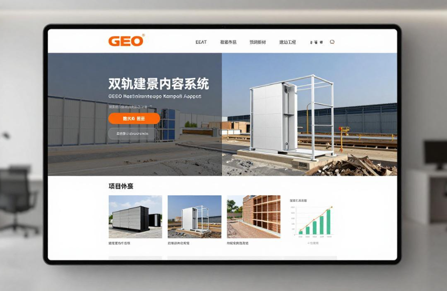 家居建材GEO官网双轨建站与EEAT实景内容工程