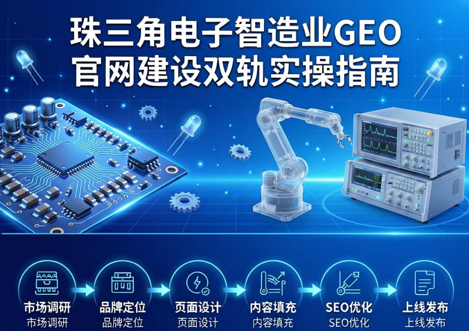 电子智造业GEO官网建设双轨实操指南