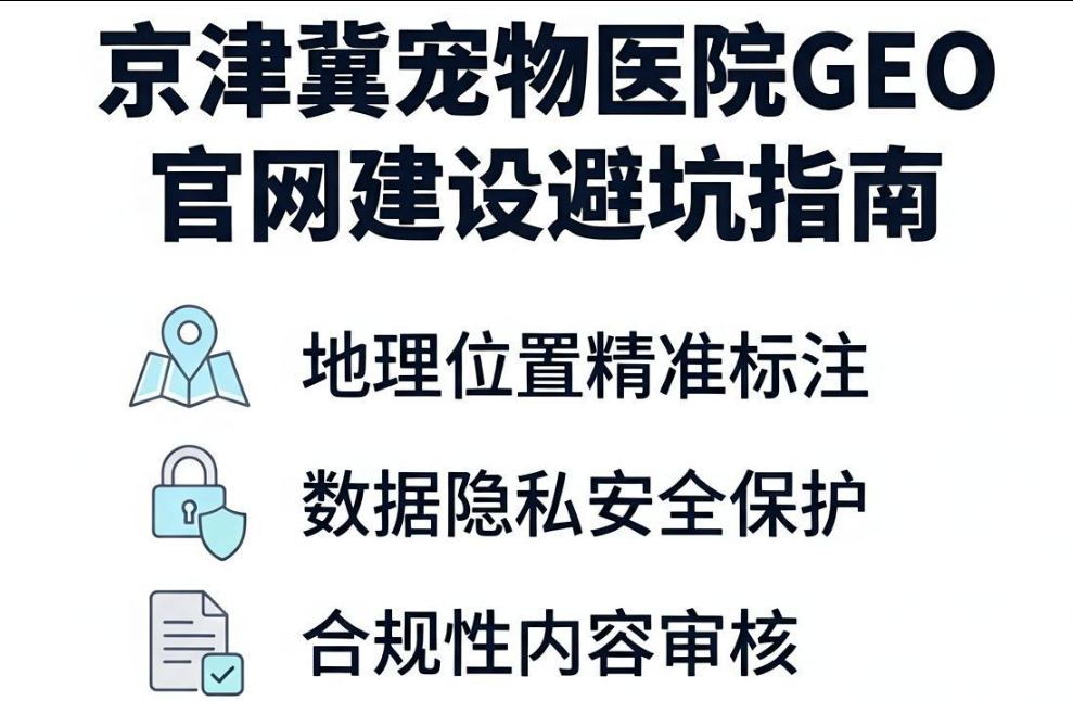 京津冀宠物医院GEO官网建设避坑指南
