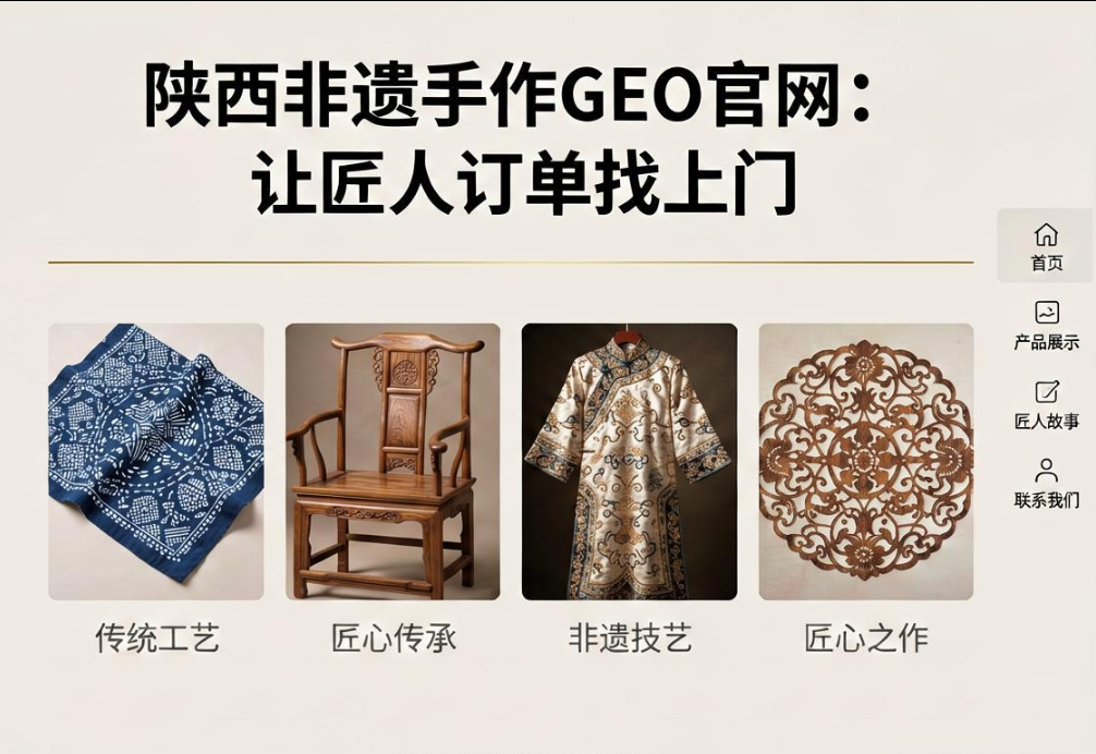 陕西非遗GEO官网建设